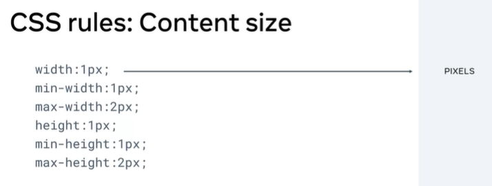 css rule for box model
