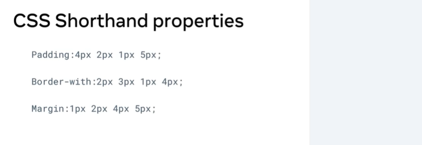 css shorthand